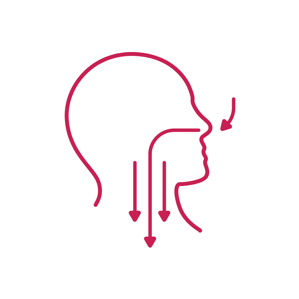 Advanced breathing - smooth oxygen intake technique