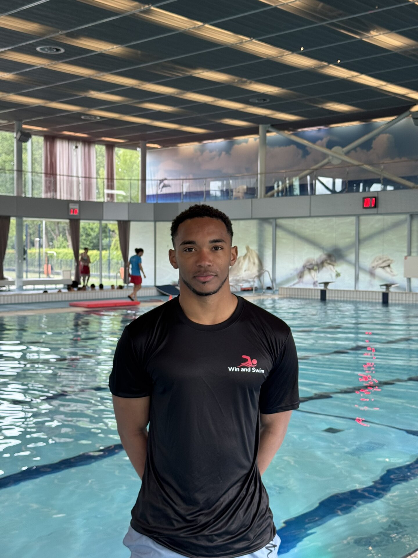 Coach Kesler at Win and Swim Amsterdam Noord